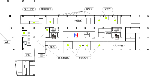 1階フロア図